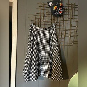 Lindy Bop gingham swing skirt